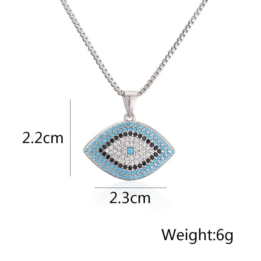 Ward Off Negativity with Our Silver Evil Eye Necklace - A Talisman of Protection